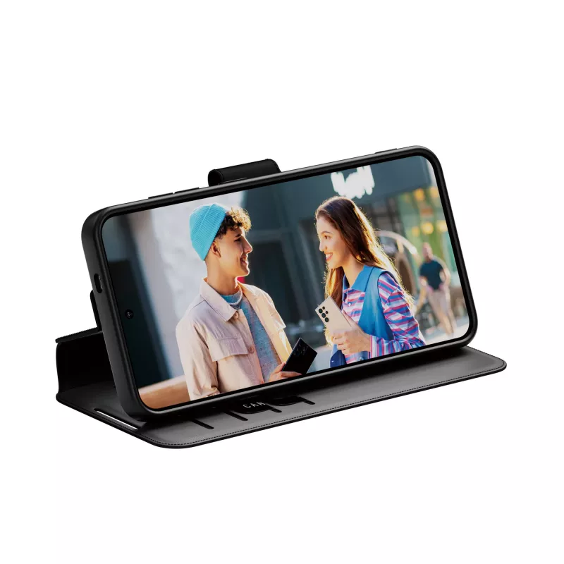 Dėklas Piniginė PanzerGlass Samsung Galaxy S25 Skaidrus su Pėdele