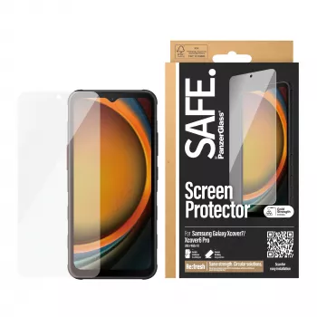 PanzerGlass SAFE. by ® Samsung Galaxy Xcover7 | Ultra-Wide Fit