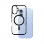 PanzerGlass HardCase Skaidrus su juodu rėmeliu ir MagSafe, iPhone 16