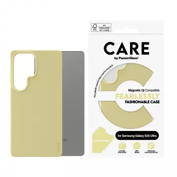 PanzerGlass CARE™ by ® Case Chardonnay su Qi suderinamumu, Samsung Galaxy S25 Ultra