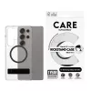 PanzerGlass CARE™ by ® Dėklas Skaidrus su Juodu Atraminiu Stoveliu ir Qi Suderinamumas Samsung Galaxy S25 Ultra