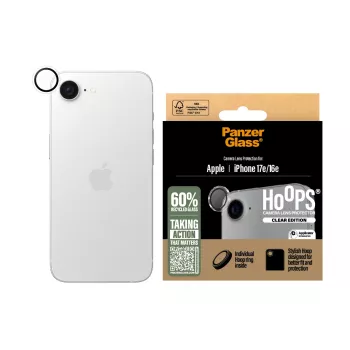 PanzerGlass ® Hoops® apsauginis objektyvo stikliukas permatomas iPhone 17e | 16e