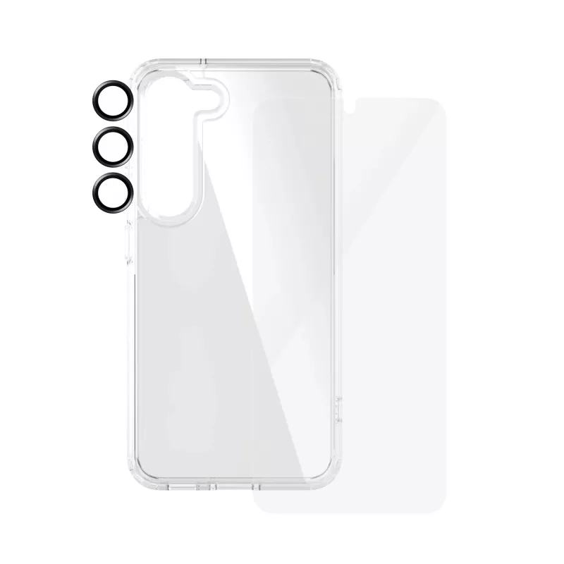 PanzerGlass ® 3-in-1 rinkinys Samsung Galaxy S24 | Ultra-Wide Fit su EasyAligner