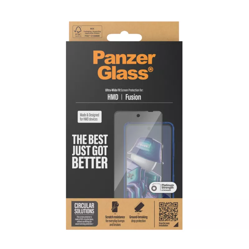PanzerGlass® ekrano apsauga HMD Fusion | Ultra-Wide Fit