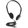 Ausinės MANHATTAN Stereo 3,5 mm juodos
