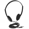 Ausinės MANHATTAN Stereo 3,5 mm juodos