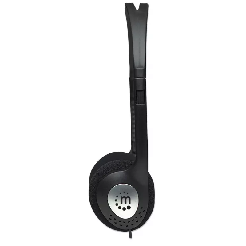 Ausinės MANHATTAN Stereo 3,5 mm juodos