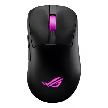 ASUS ROG Keris II Origin BLK pelė žaidimams, dešinei rankai, RF belaidis + Bluetooth + USB Type-A, optinė, 42000 DPI