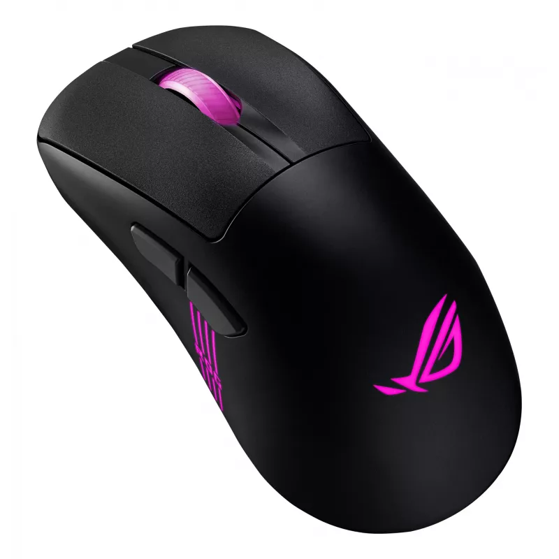 ASUS ROG Keris II Origin BLK pelė žaidimams, dešinei rankai, RF belaidis + Bluetooth + USB Type-A, optinė, 42000 DPI
