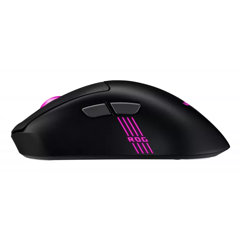 ASUS ROG Keris II Origin BLK pelė žaidimams, dešinei rankai, RF belaidis + Bluetooth + USB Type-A, optinė, 42000 DPI
