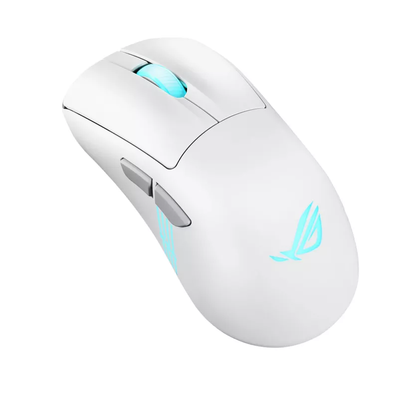 ASUS ROG Keris II Origin WHT pelė žaidimams Dešinei rankai RF Wireless + Bluetooth + USB Type-A Optinė 42000 DPI