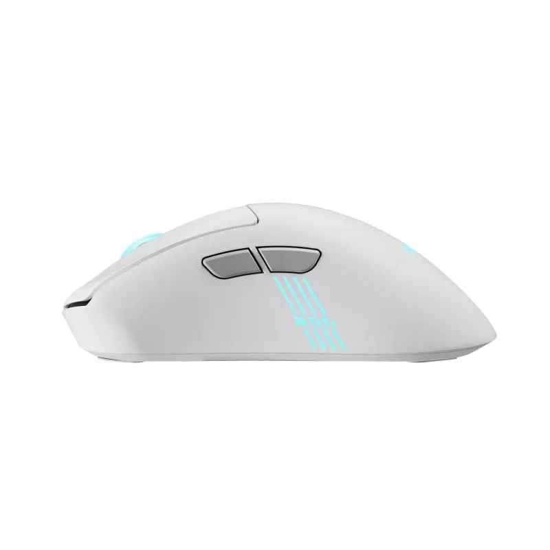 ASUS ROG Keris II Origin WHT pelė žaidimams Dešinei rankai RF Wireless + Bluetooth + USB Type-A Optinė 42000 DPI