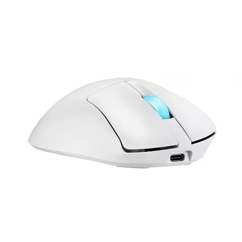 ASUS ROG Keris II Origin WHT pelė žaidimams Dešinei rankai RF Wireless + Bluetooth + USB Type-A Optinė 42000 DPI
