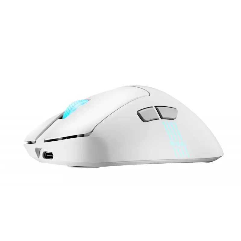 ASUS ROG Keris II Origin WHT pelė žaidimams Dešinei rankai RF Wireless + Bluetooth + USB Type-A Optinė 42000 DPI