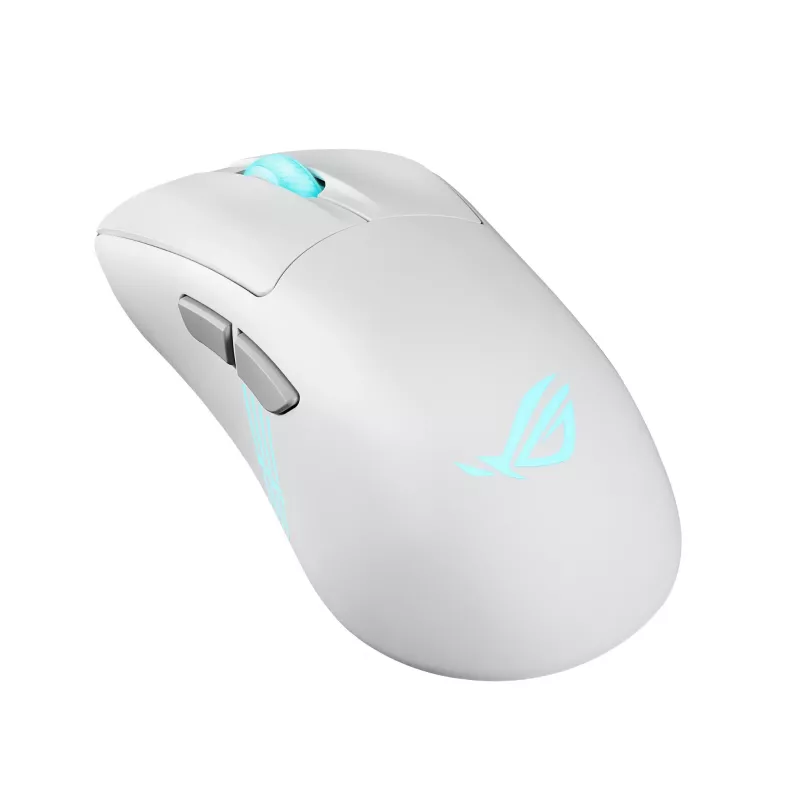 ASUS ROG Keris II Origin WHT pelė žaidimams Dešinei rankai RF Wireless + Bluetooth + USB Type-A Optinė 42000 DPI