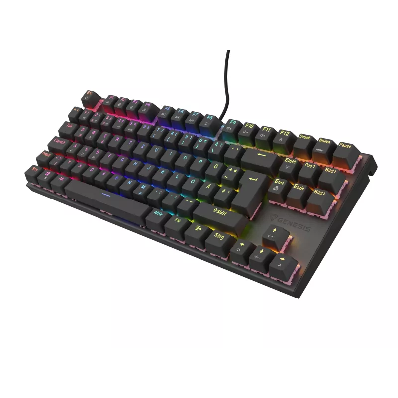 GENESIS NKG-1886 klaviatūra Gaming USB QWERTZ vokiška Juoda