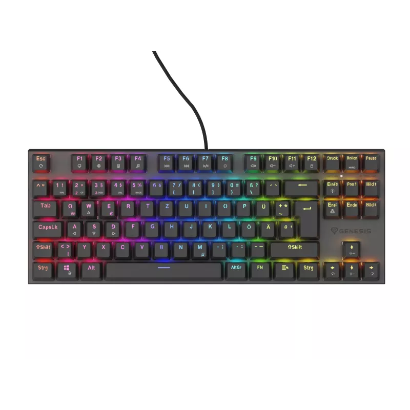 GENESIS NKG-1886 klaviatūra Gaming USB QWERTZ vokiška Juoda