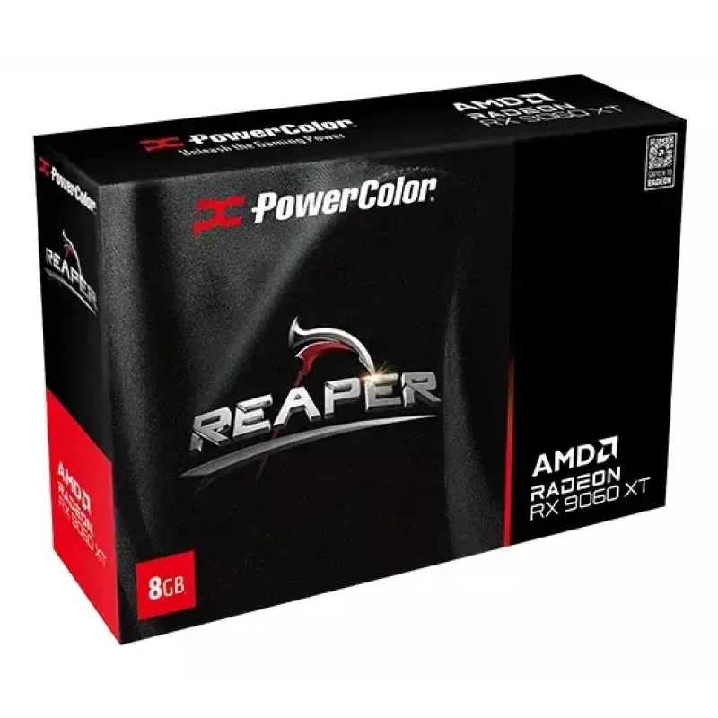 Vaizdo plokštė PowerColor Reaper Radeon RX 9060 XT GAMING OC 8 GB GDDR6