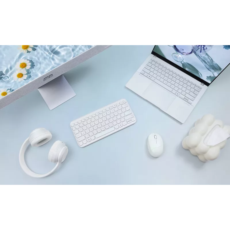 ASUS Fragrance MD101 pelė, namų, ambidekstrinė, RF belaidė + Bluetooth, optinė, 2400 DPI