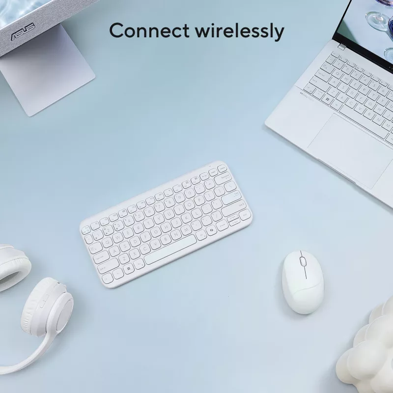 ASUS Fragrance MD101 pelė, Home, Ambidextrinė, RF Wireless + Bluetooth, Optinė, 2400 DPI