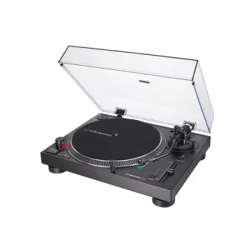 Audio-Technica AT-LP120XUSB tiesioginės pavaros patefonas (analoginis ir USB), sidabrinis
