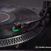 Audio-Technica AT-LP120XUSB tiesioginės pavaros patefonas (analoginis ir USB), sidabrinis