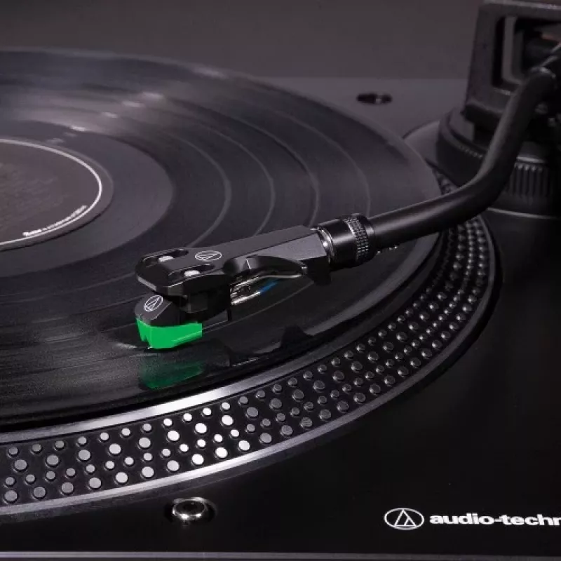 Audio-Technica AT-LP120XUSB tiesioginės pavaros patefonas (analoginis ir USB), sidabrinis
