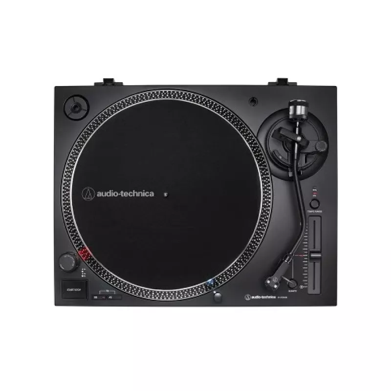 Audio-Technica AT-LP120XUSB tiesioginės pavaros patefonas (analoginis ir USB), sidabrinis