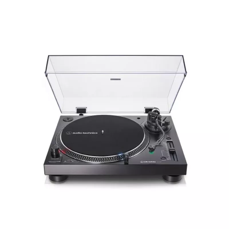 Audio-Technica AT-LP120XUSB tiesioginės pavaros patefonas (analoginis ir USB), sidabrinis