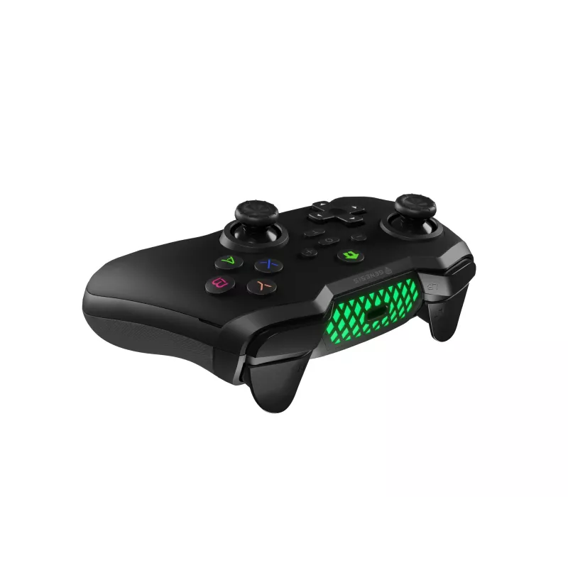 GENESIS Mangan 400 Black Bluetooth žaidimų pultas Analoginis / Skaitmeninis Android, MAC, Nintendo Switch, PC, iOS