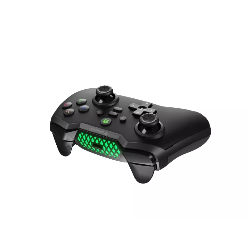 GENESIS Mangan 400 Black Bluetooth žaidimų pultas Analoginis / Skaitmeninis Android, MAC, Nintendo Switch, PC, iOS