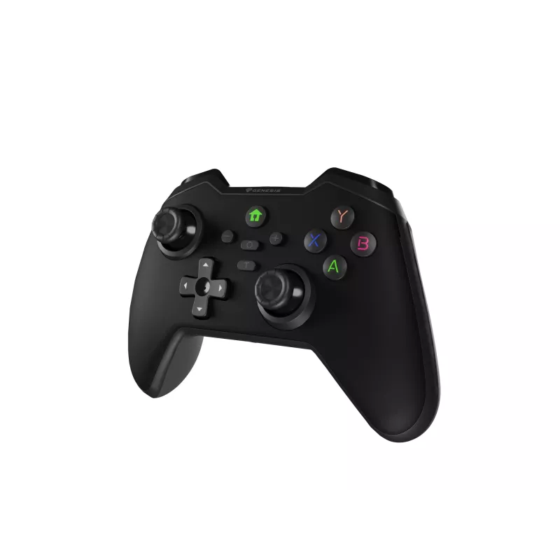 GENESIS Mangan 400 Black Bluetooth žaidimų pultas Analoginis / Skaitmeninis Android, MAC, Nintendo Switch, PC, iOS