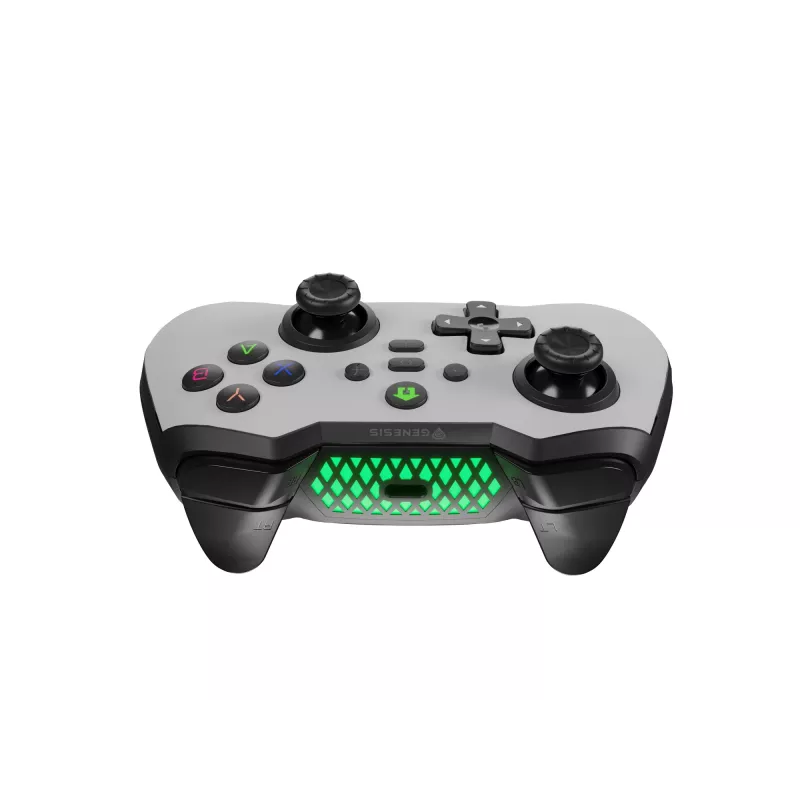 GENESIS Mangan 400 White Bluetooth žaidimų pultas Analoginis / Skaitmeninis Android, MAC, Nintendo Switch, PC, iOS