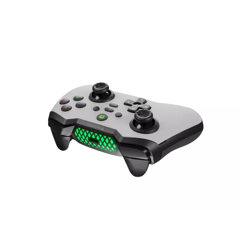 GENESIS Mangan 400 White Bluetooth žaidimų pultas Analoginis / Skaitmeninis Android, MAC, Nintendo Switch, PC, iOS