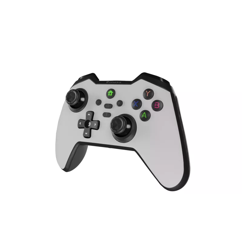GENESIS Mangan 400 White Bluetooth žaidimų pultas Analoginis / Skaitmeninis Android, MAC, Nintendo Switch, PC, iOS