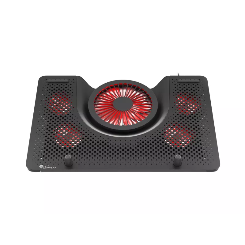 GENESIS Oxid 550 aušintuvas nešiojamam kompiuteriui 43,9 cm (17,3 colio) 2800 aps./min. Juodas