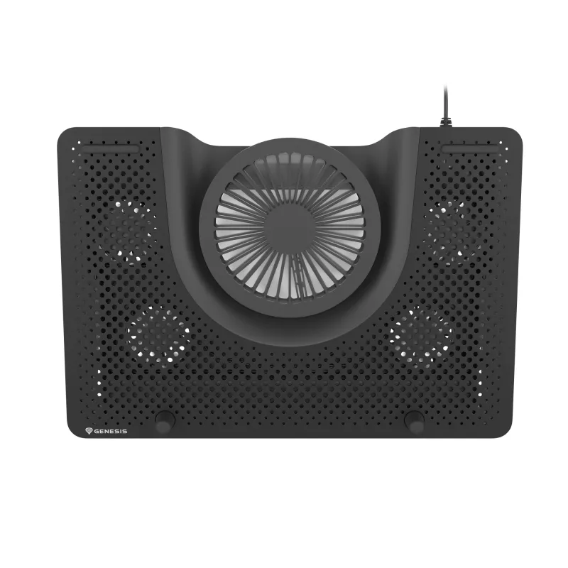 GENESIS Oxid 550 aušintuvas nešiojamam kompiuteriui 43,9 cm (17,3 colio) 2800 aps./min. Juodas