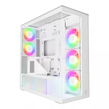 ARCTIC Xtender VG (balta) Premium E-ATX kompiuterio korpusas su vertikaliu GPU montavimu