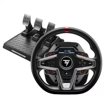 Thrustmaster T248 juodas lenktynių vairas su pedalais, PC, PlayStation 4, PlayStation 5