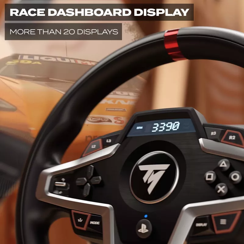 Thrustmaster T248 juodas lenktynių vairas su pedalais, PC, PlayStation 4, PlayStation 5