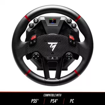 Thrustmaster T598 Black, Red USB vairas + pedalai Analogue / Digital PC, PlayStation 4, PlayStation 5