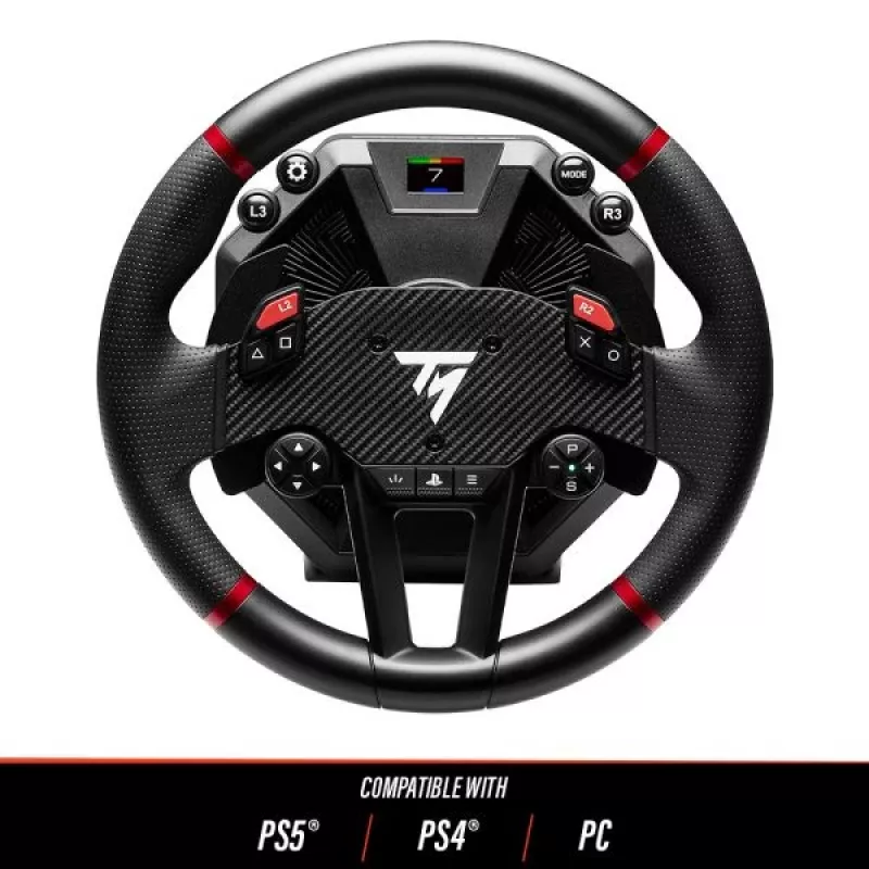 Thrustmaster T598 Black, Red USB vairas + pedalai Analogue / Digital PC, PlayStation 4, PlayStation 5