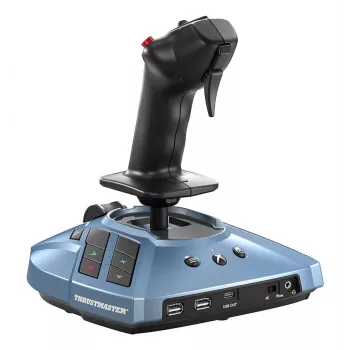 Thrustmaster TCA Sidestick X Airbus Edition, juoda, pilka, USB vairalazdė, skirta PC ir Xbox