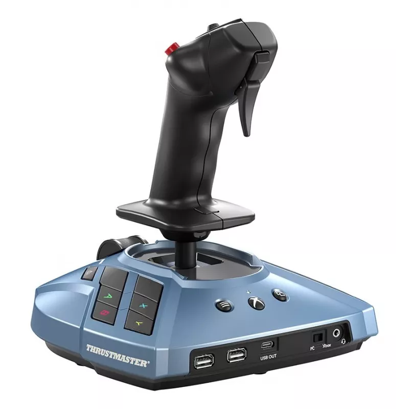 Thrustmaster TCA Sidestick X Airbus Edition, juoda, pilka, USB vairalazdė, skirta PC ir Xbox