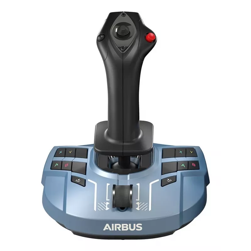 Thrustmaster TCA Sidestick X Airbus Edition, juoda, pilka, USB vairalazdė, skirta PC ir Xbox