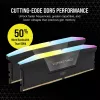 CORSAIR Vengeance RGB 32 GB (2x16 GB) DDR5 6400 MHz CL36 atminties rinkinys - juodas