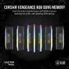 CORSAIR Vengeance RGB 32 GB (2x16 GB) DDR5 6400 MHz CL36 atminties rinkinys - juodas