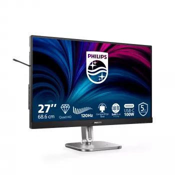 Philips 27B2U4601/00 monitorius 68,6 cm (27 colių) 2560 x 1440 pikselių Quad HD LCD pilkas