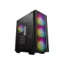 Korpusas DeepCool MATREXX 55 MESH V4 C Midi Tower Juodas — ATX, grūdintas stiklas, priekinis tinklelis, USB-C
