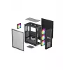 Korpusas DeepCool MATREXX 55 MESH V4 C Midi Tower Juodas — ATX, grūdintas stiklas, priekinis tinklelis, USB-C